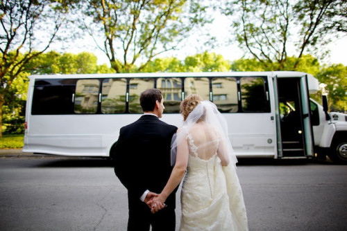 Weddings in party bus